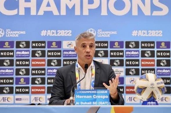 مدرب الدحيل يلوم الحظ بعد الخسارة أمام الهلال بسباعية