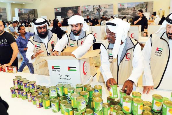 الإمارات تواصل دعمها الإنساني للشعب الفلسطيني