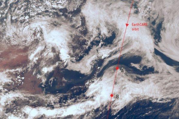 قمر صناعي يكشف عن أسرار السحب ودرجات الحرارة