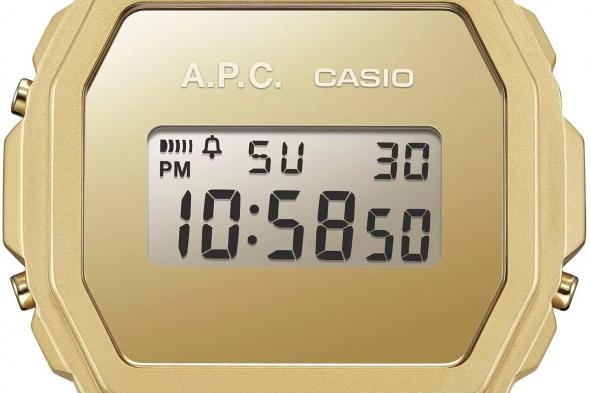 Casio و A.P.C تطلقان ساعات جديدة مذهلة بتصميم استثنائي مستوحى من السبعينيات: تجربة فريدة تجمع بين الأناقة والابتكار!